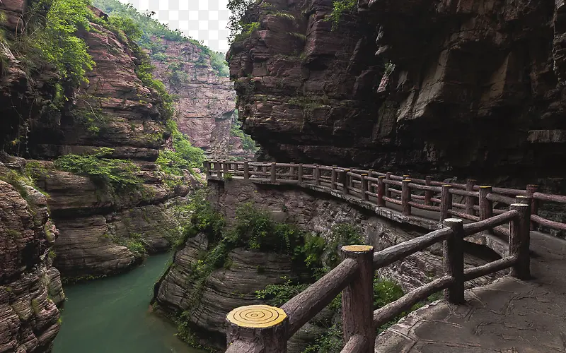 红石峡风景