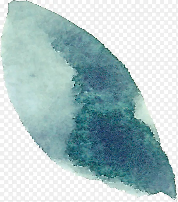 绿色水粉叶子