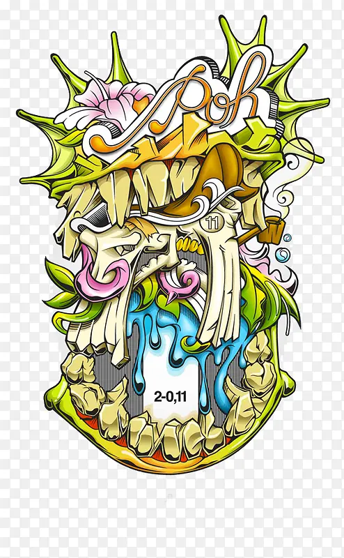 卡通涂鸦元素