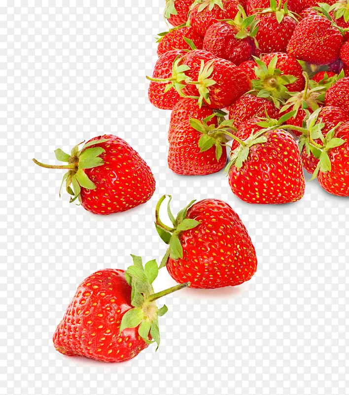 鲜红色草莓水果