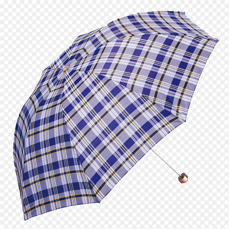 男士商务格子雨伞