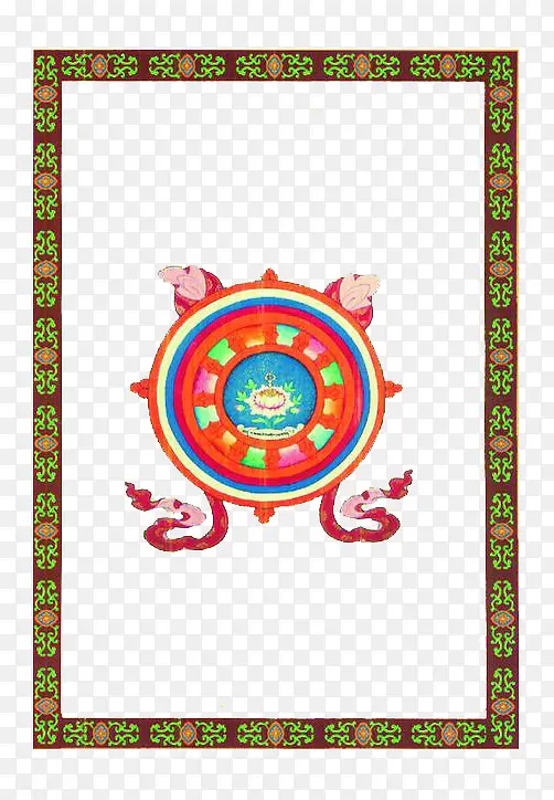 藏族装饰花边