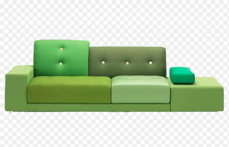 多人绿色沙发
