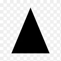 形状三角形等腰Black-Default-icons