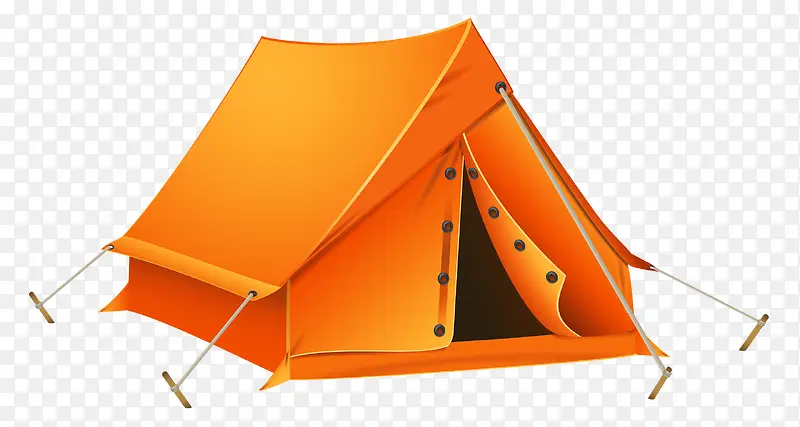 橙色小帐篷