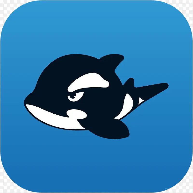 手机鱼泡泡社交logo图标