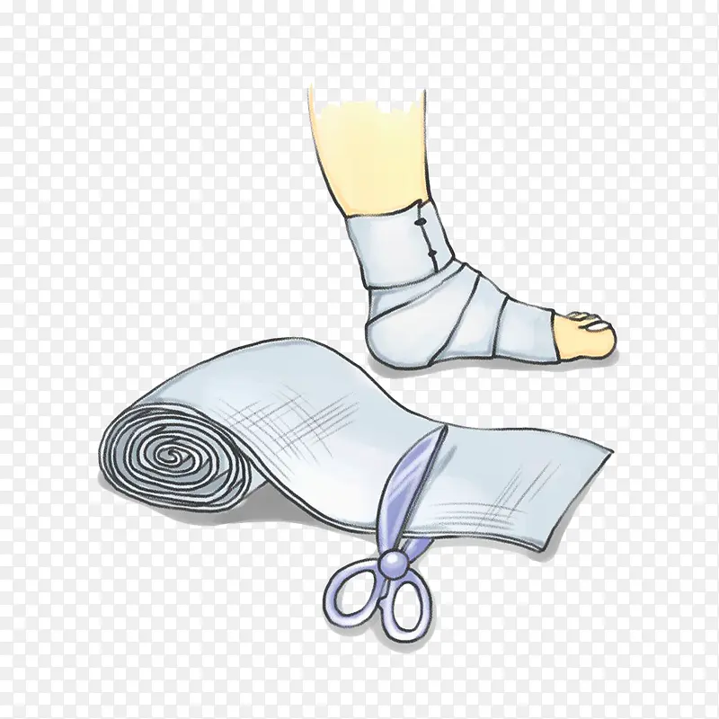 手绘医用纱布PNG图片素材下载_图片编号yvgjbdjq-免抠素材网