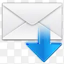 邮件得到信封消息电子邮件信水晶