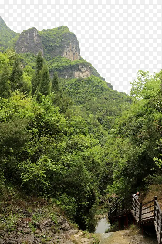 三峡奇潭自然景观
