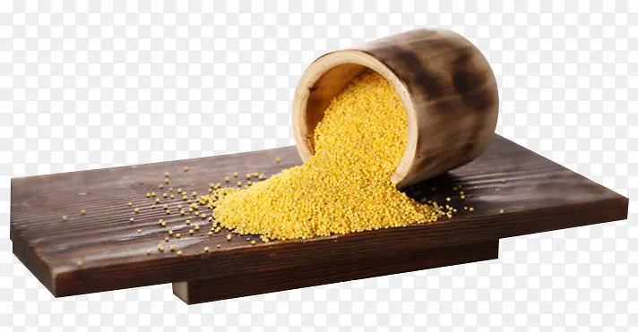 板上的大黄米
