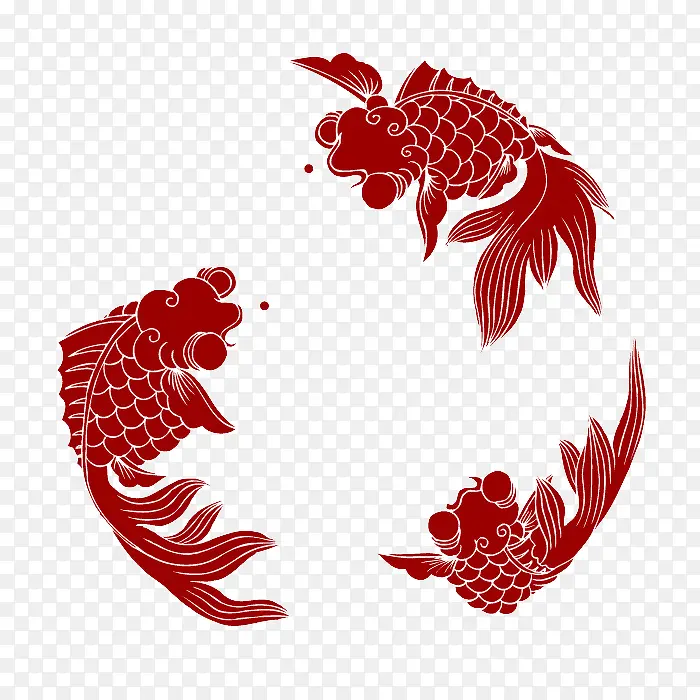 动物 鱼 中国风