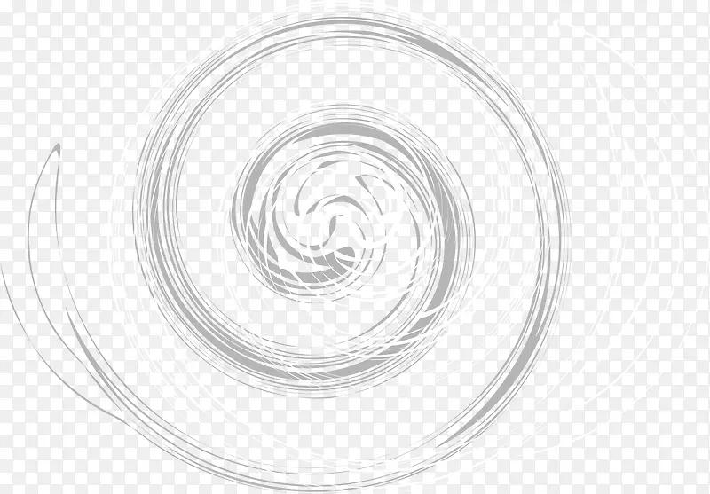 灰色线条圆圈
