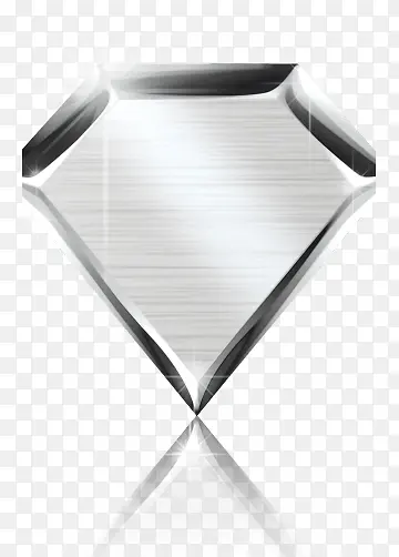 金属银色超人标志图案
