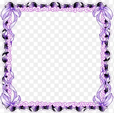 紫色边框