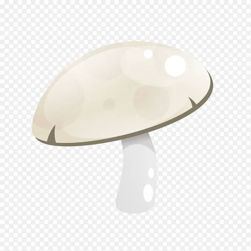 卡通可爱白色精美蘑菇