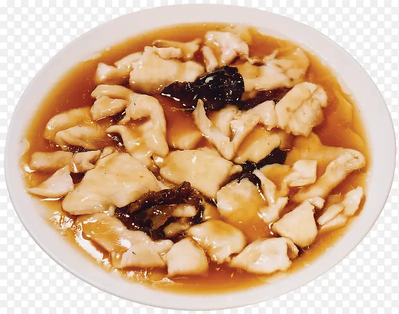 一盘糟溜鱼片