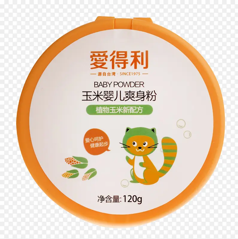 爱得利植物玉米配方婴儿爽身粉