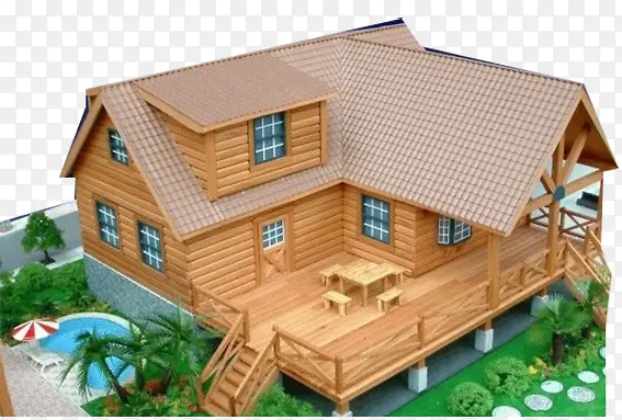 木制美式别墅
