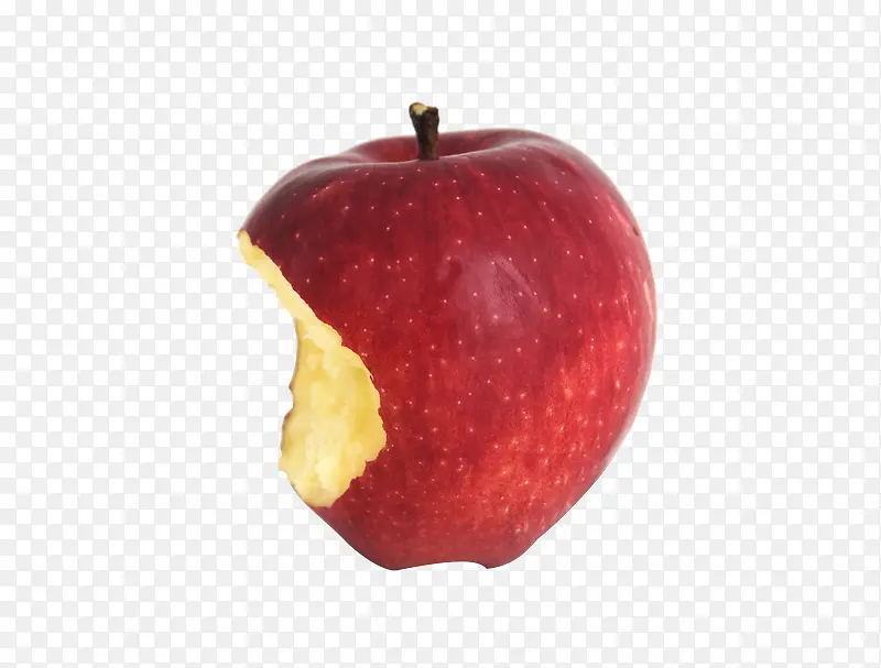 咬掉一口的苹果