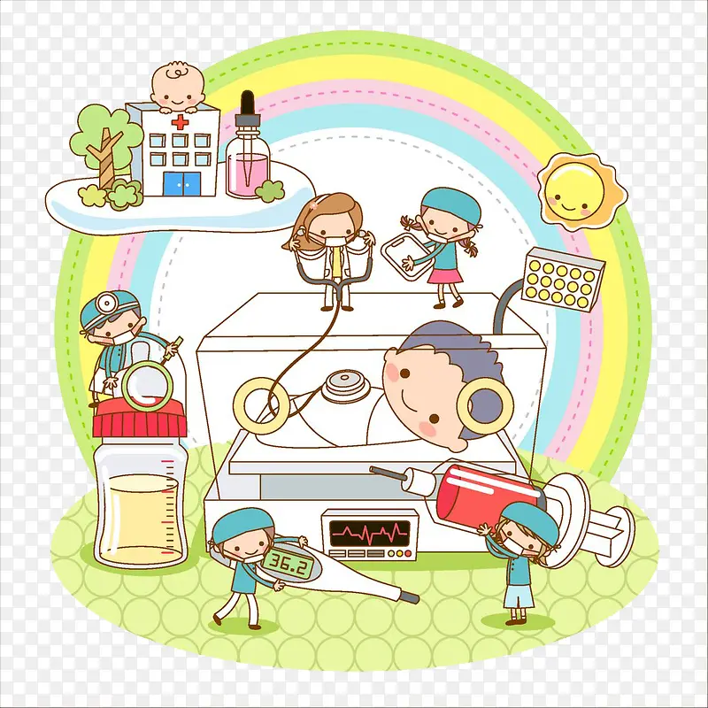 育婴箱高清免扣素材