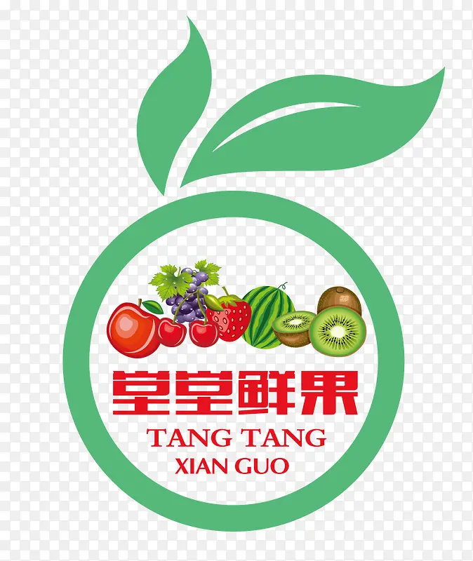 堂堂鲜果logo