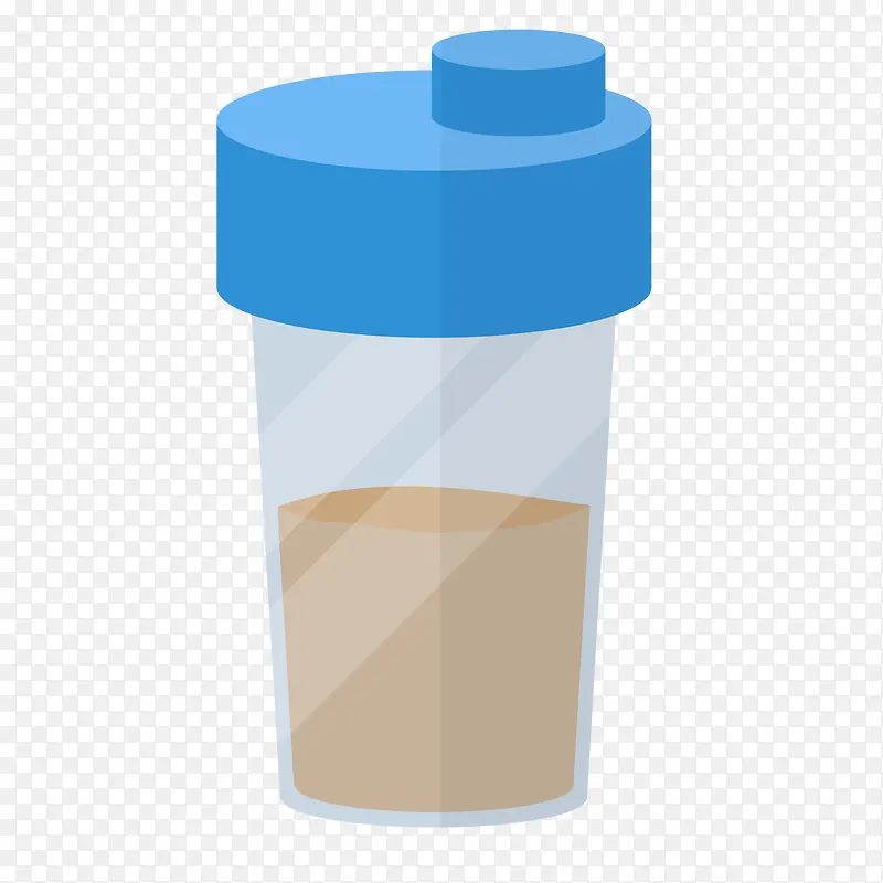 卡通水杯设计矢量图