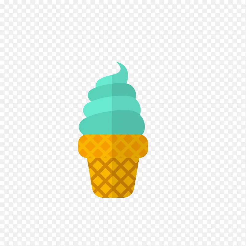 蓝色冰淇淋
