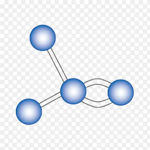 四分子4球棍模型