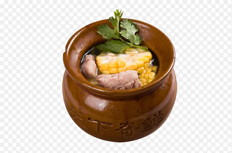 一坛子玉米排骨汤