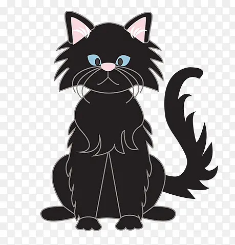 毛绒猫png图片