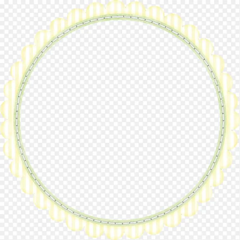 相框矢量图边框剪影 圆形集合圆