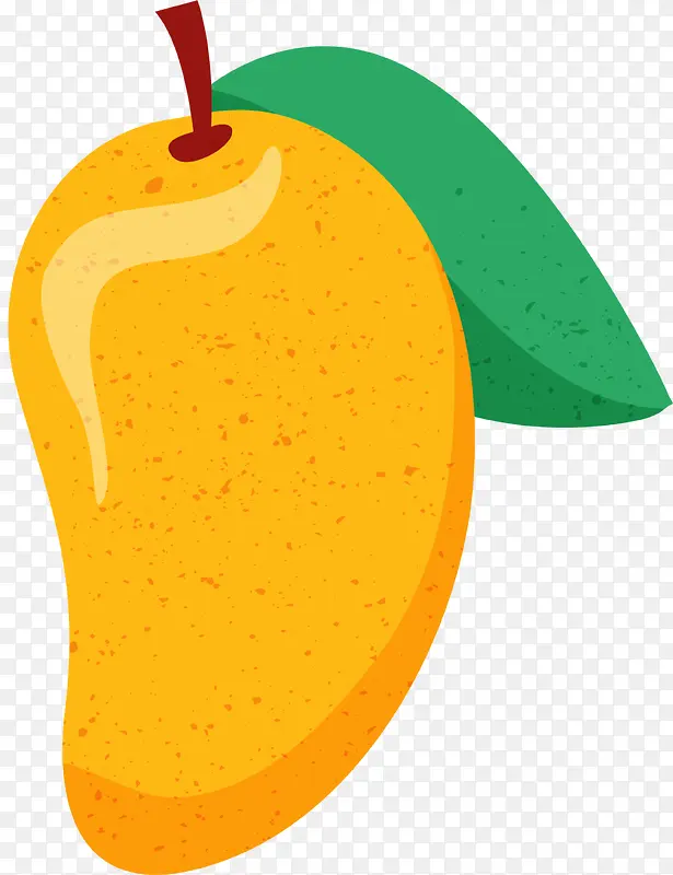 夏季水果橙色芒果