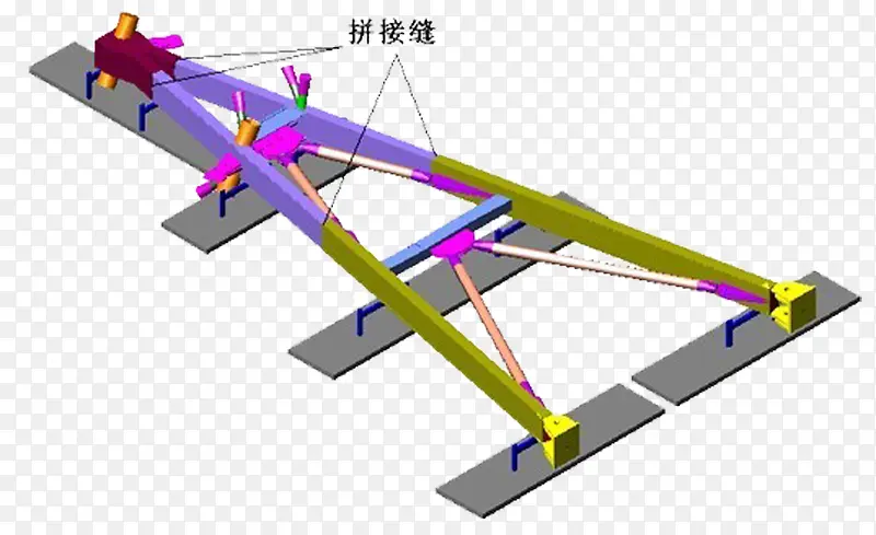 钢结构构件拼接