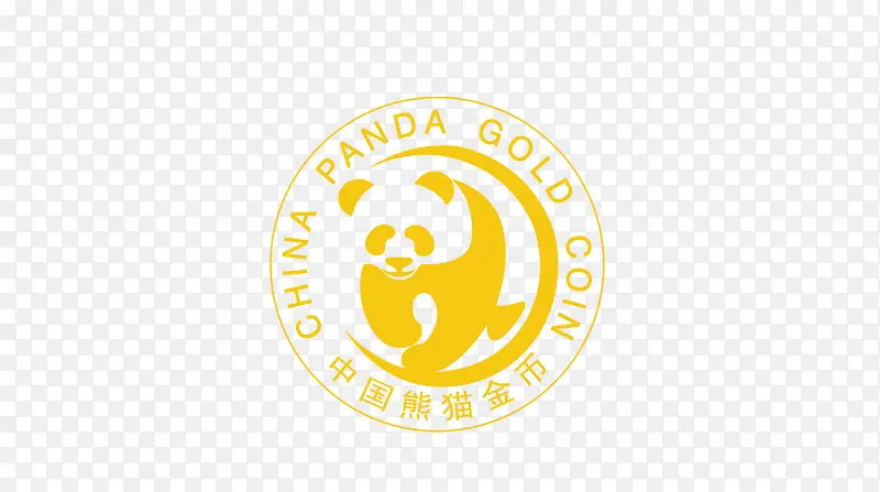 中国金币熊猫logo图案图片图