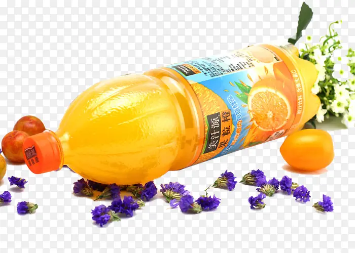 美汁源果粒橙装饰产品图