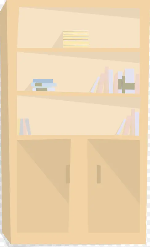 矢量书柜