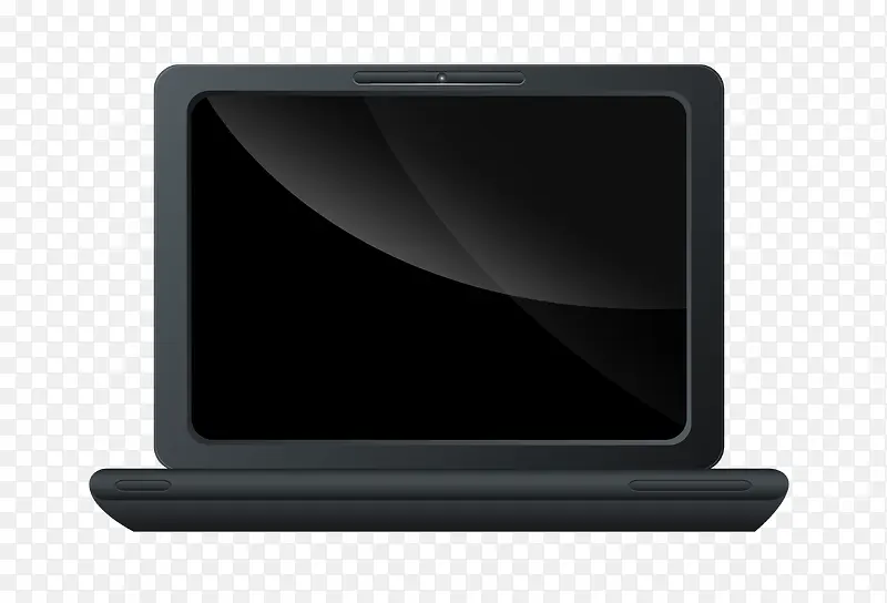 黑色的家用笔记本电脑