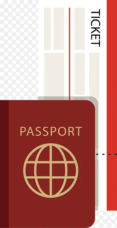 旅游护照飞机票