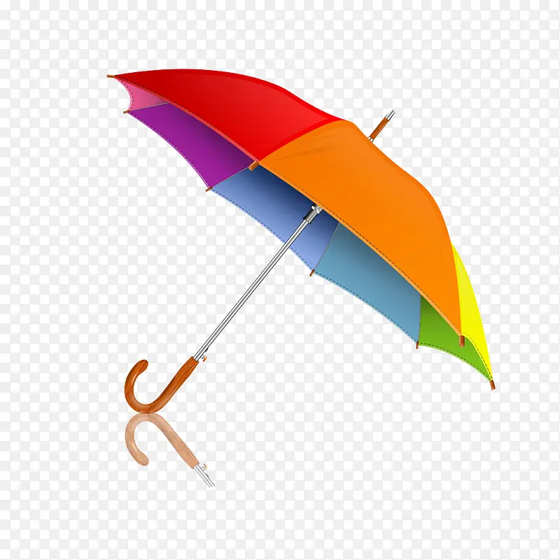 雨伞七彩