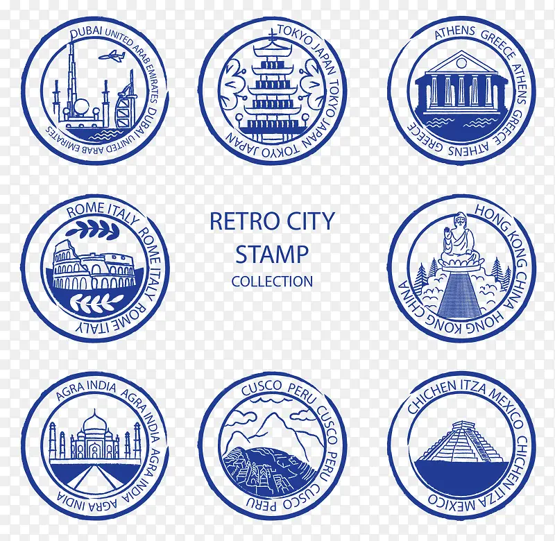 矢量图各个城市的标志PNG图片素材下载_图片编号ybwvorgq-免抠素材网