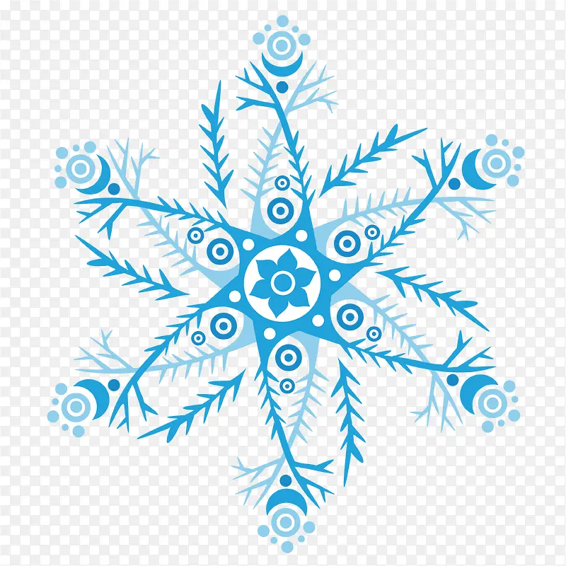 大型海报高清设计雪花