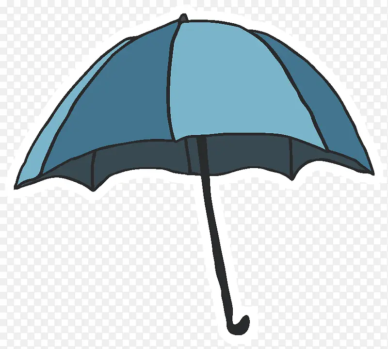 手绘卡通雨伞