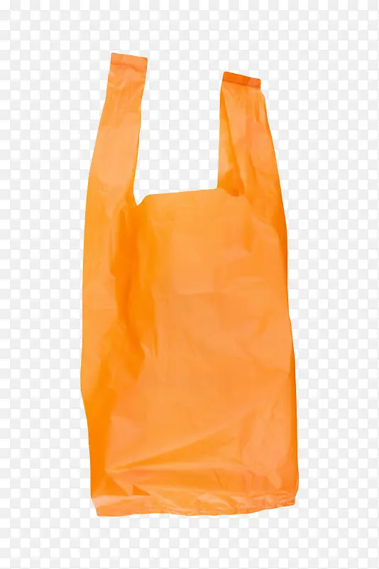 橙色收纳塑料胶袋实物