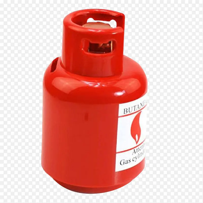 红色石油液化气罐子