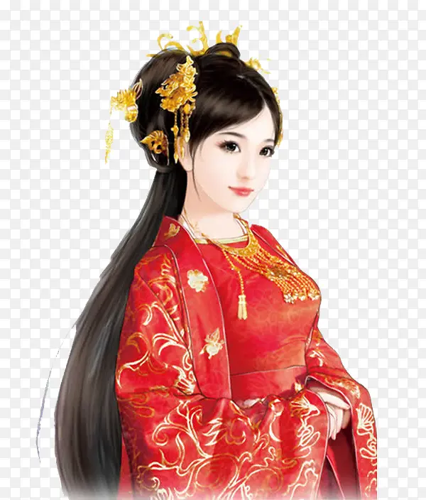 红衣新娘妆