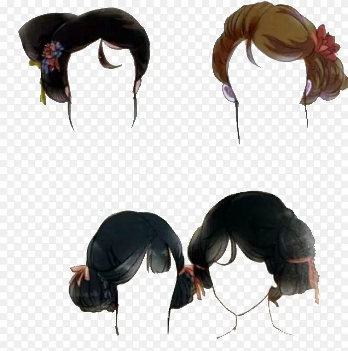 小姐和丫鬟发型