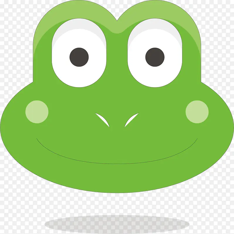 矢量图绿色的小青蛙