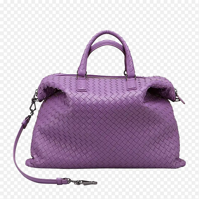 葆蝶家女士紫色手提包