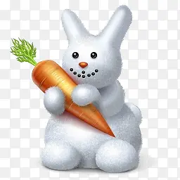 抱萝卜的兔子