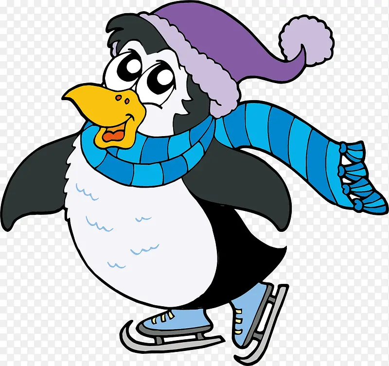 溜冰的企鹅